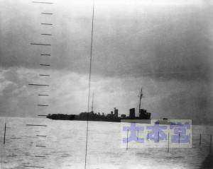 シーウルフが撮影した39号哨戒艇(蓼（たで）)の沈没