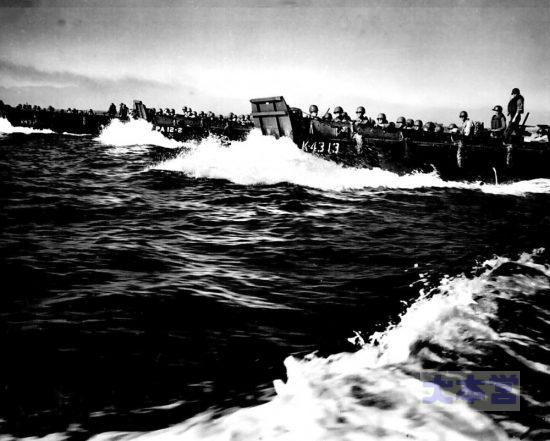 1945ルソン島上陸の第1波