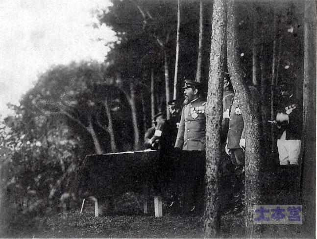 明治天皇、1909年、栃木県で演習統監される