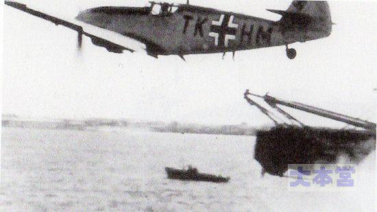 Bf109改造艦載機カタパルト試験022