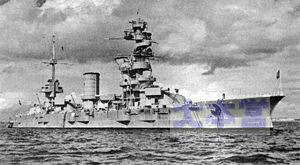 1939年撮影の戦艦マラート