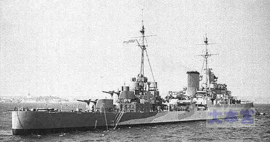 ニュージーランド海軍の軽巡「リアンダー」