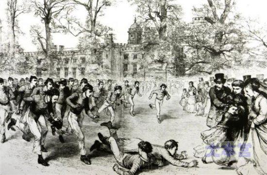 19世紀ラグビー校での競技