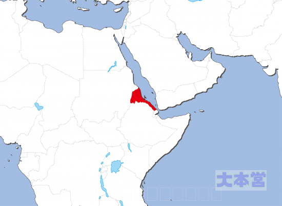 エリトリア地図