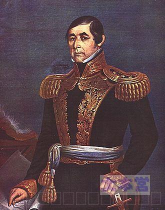 3国同盟戦争時のウルグアイ指導者ベナンシオ・フロレス